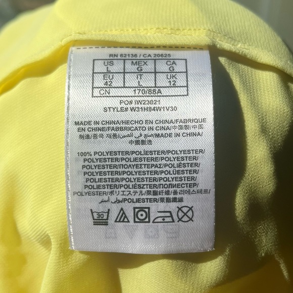 Guess Sheer Button Down Blouse with Studded Buttons, Size L - Picture 12 of 16